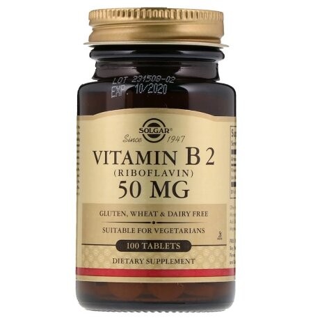 Solgar Vitamin B2 50 mg