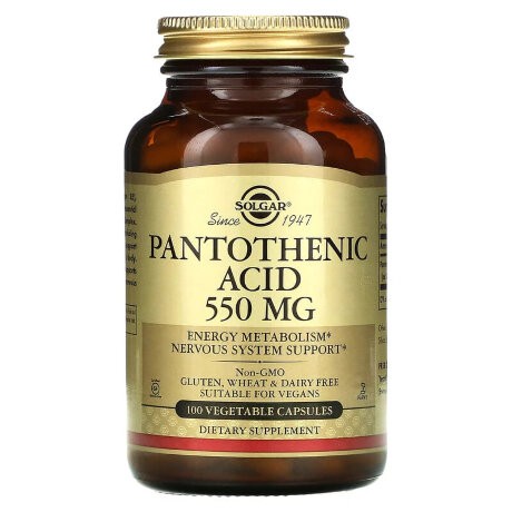 Solgar Pantothenic Acid 550 mg