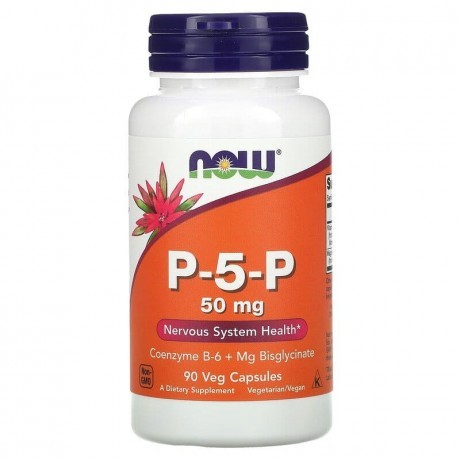 Витамин В6 ПиридоксинNOW P-5-P 50 mg