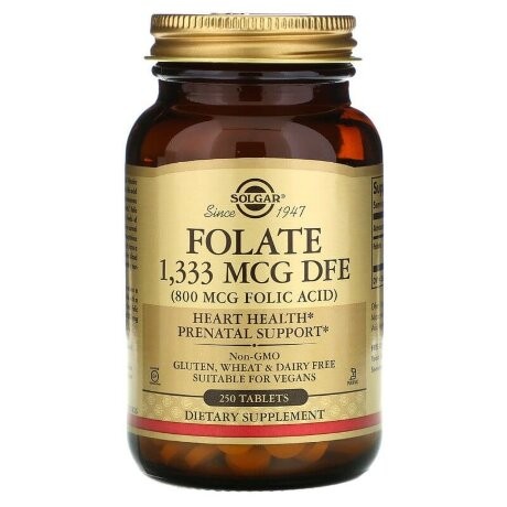 Solgar Folate Folic Acid 800 mcg