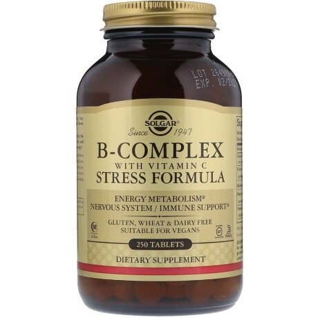 Solgar B-Complex Stress Formula with Vitamin C