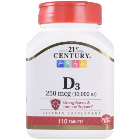 21st Century Vitamin D3 10000 IU