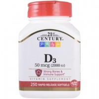 21st Century Vitamin D3 2000 IU