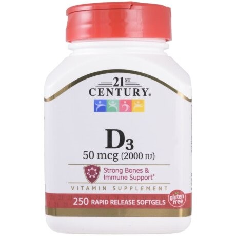 21st Century Vitamin D3 2000 IU
