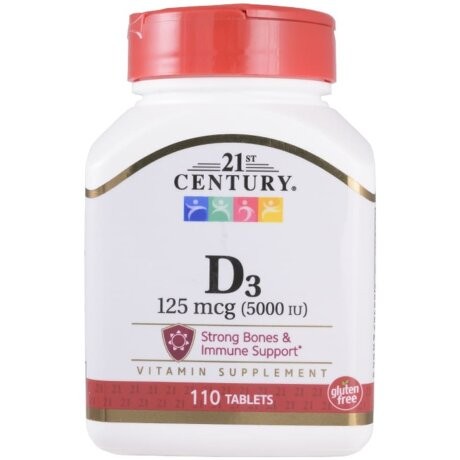 21st Century Vitamin D3 5000 IU