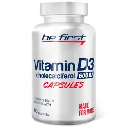 Be First Vitamin D3 600 IU