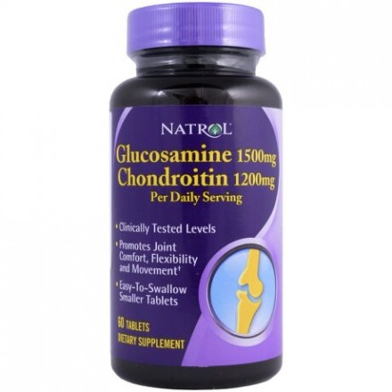 Natrol Glucosamine 1500 mg Chondroitin 1200 mg