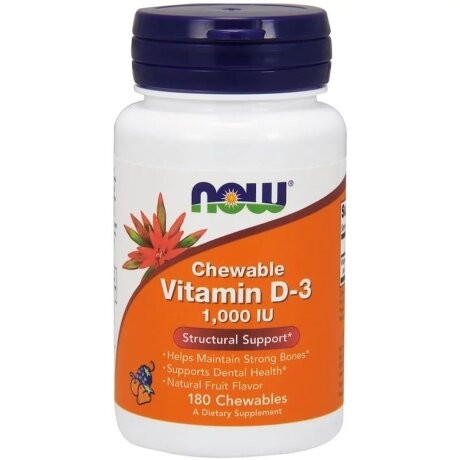 NOW Chewable Vitamin D3 1000 IU