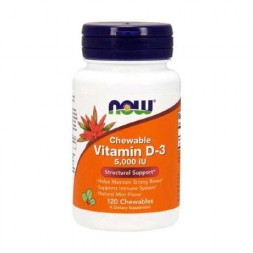 NOW Chewable Vitamin D3 5000 IU