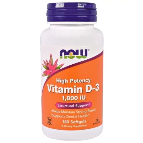 NOW Vitamin D3 1000 IU