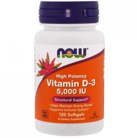 NOW Vitamin D3 5000 IU
