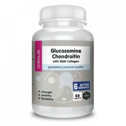 Chikalab Glucosamine Chondroitin with MSM Collagen