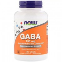 NOW GABA 750 mg tabs