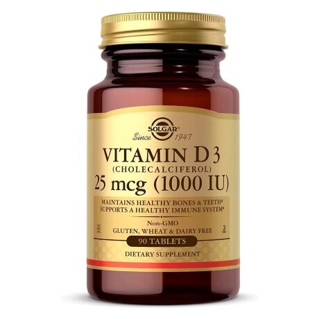 Solgar Vitamin D3 1000 IU tablets