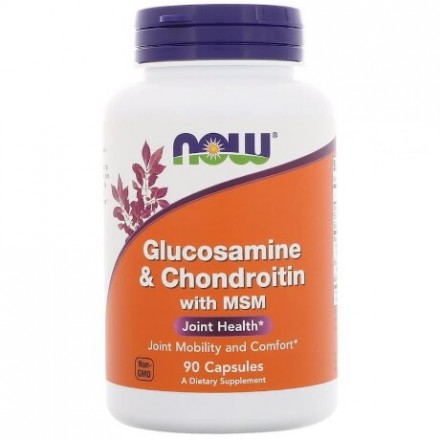 NOW Glucosamine &amp; Chondroitin with MSM