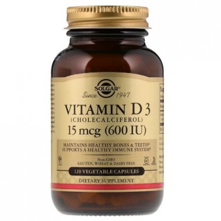 Solgar Vitamin D3 600 IU