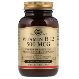 Solgar Vitamin B12 500 mcg veg caps