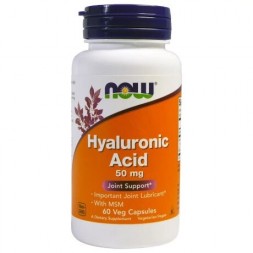 NOW Hyaluronic Acid 50 mg with MSM